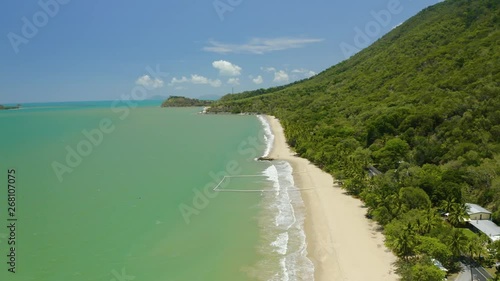 Wallpaper Mural Aerial, gorgeous view on Ellis Beach in Cairns, Queensland, Australia Torontodigital.ca