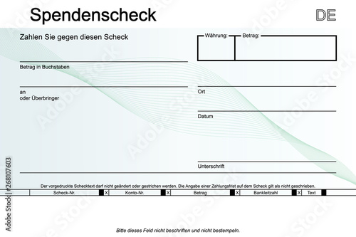 Spendenscheck 117