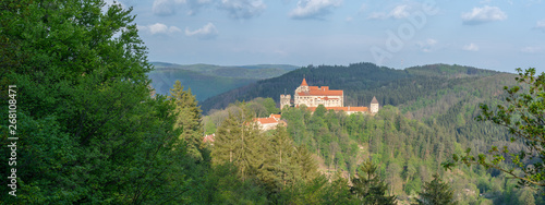 Pernstejn Castle is located in Moravia, Czech Republic, 25 km north-west of Brno. photo