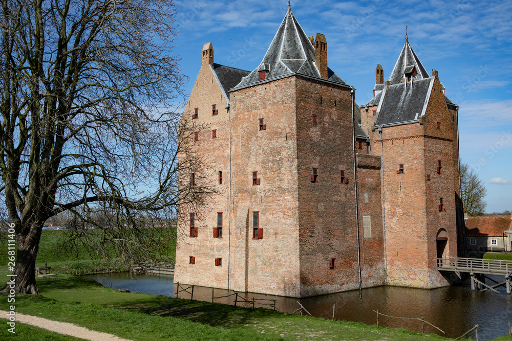 Mediaval castle Loevestein, The Netherlands Mediaval castle Loevestein, The Netherlands