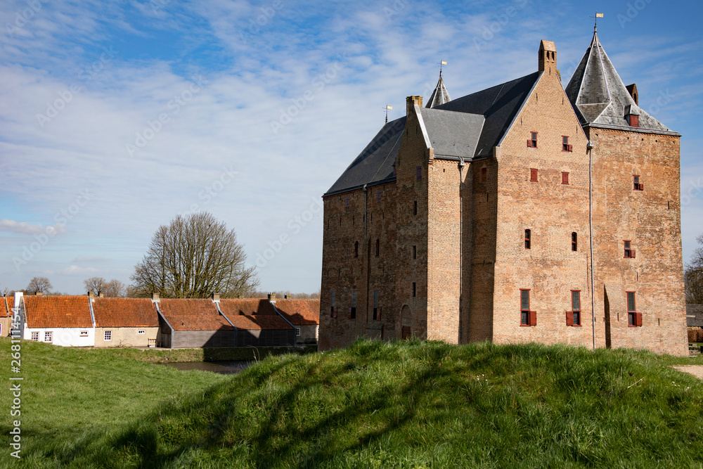 Mediaval castle Loevestein, The Netherlands