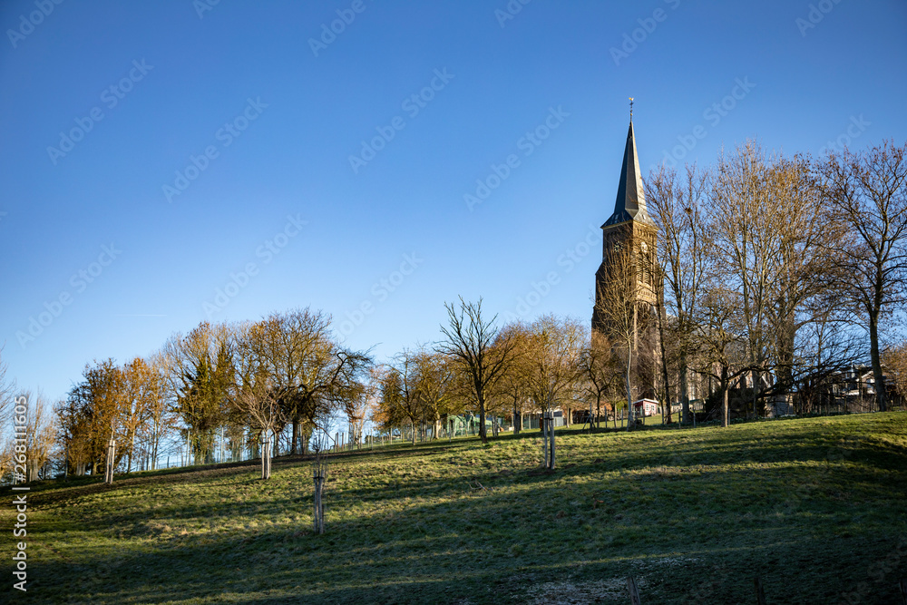 Church of the small Limburg village Vijlen, The Netherlands