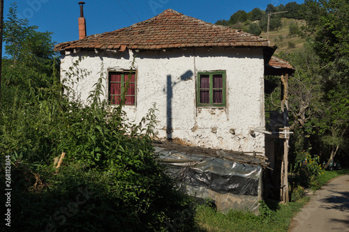 Old Houses at village of Lesnovo at Osogovo Mountain, Probistip region, Republic of North Macedonia photo