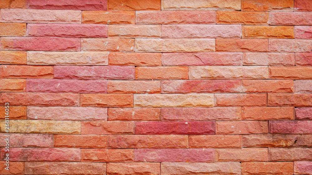 Obraz premium red brick wall background