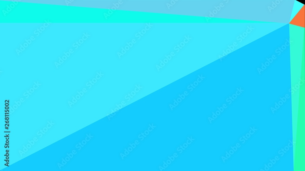 bright turquoise, tomato and medium spring green color geometric triangle background. simple illustration trendy abstract for poster design, cards, wallpaper or texture bright turquoise, tomato and medium spring green color geometric triangle background. simple illustration trendy abstract for poster design, cards, wallpaper or texture