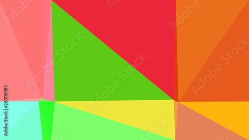 coral  bronze and moderate green multicolor background art. simple geometric shape background for poster  banner design  wallpaper or texture