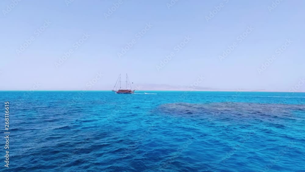 view of the sea from the yacht view of the sea from the yacht