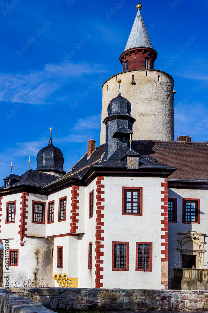 Obraz premium Castle Posterstein in Thuringia Germany
