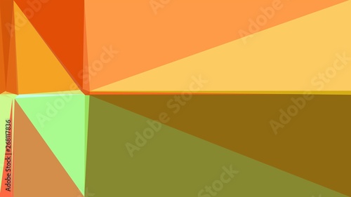 olive drab, khaki and coral multicolor background art. simple geometric shape background for poster, banner design, wallpaper or texture