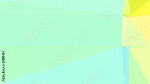 geometric triangles style in pale turquoise, khaki and pale golden rod color. abstract triangles composition. for poster, cards, wallpaper or texture