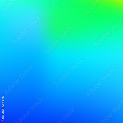 Gradient mesh painted in different colors.