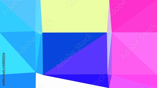 modern contemporary art with dodger blue  neon fuchsia and blue violet colors. simple geometric background for poster  cards  wallpaper or texture