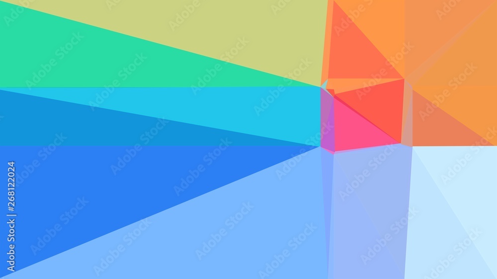 abstract geometric background with triangles and burly wood, sandy brown and dodger blue colors. for poster, banner, wallpaper or texture abstract geometric background with triangles and burly wood, sandy brown and dodger blue colors. for poster, banner, wallpaper or texture