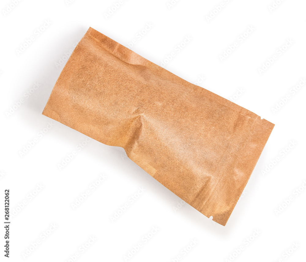 brown carton pack on top of an isolated white background brown carton pack on top of an isolated white background
