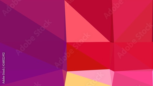 abstract geometric background with triangles and dark moderate pink, burly wood and pastel red colors. for poster, banner, wallpaper or texture