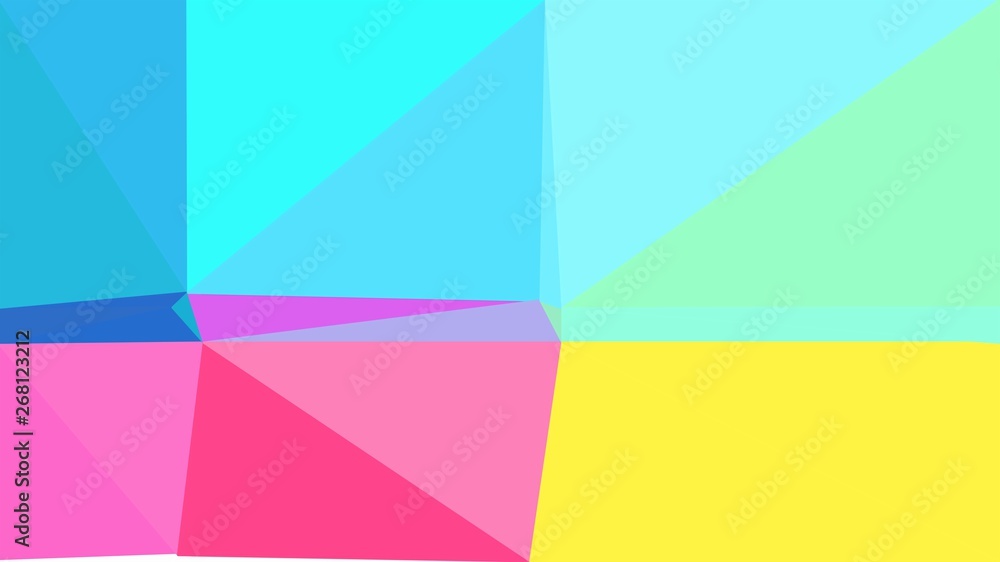 geometric triangle abstract background with aqua marine, hot pink and pastel orange colors for poster, cards, wallpaper or backdrop texture geometric triangle abstract background with aqua marine, hot pink and pastel orange colors for poster, cards, wallpaper or backdrop texture