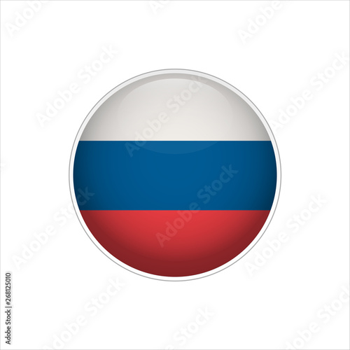 Flag of Russia. Vector illustration. Icon. 3D. Traditional color. Web, Sport. Free Download Flag of Russia. Vector illustration. Icon. 3D. Traditional color. Web, Sport. - GFXLoad