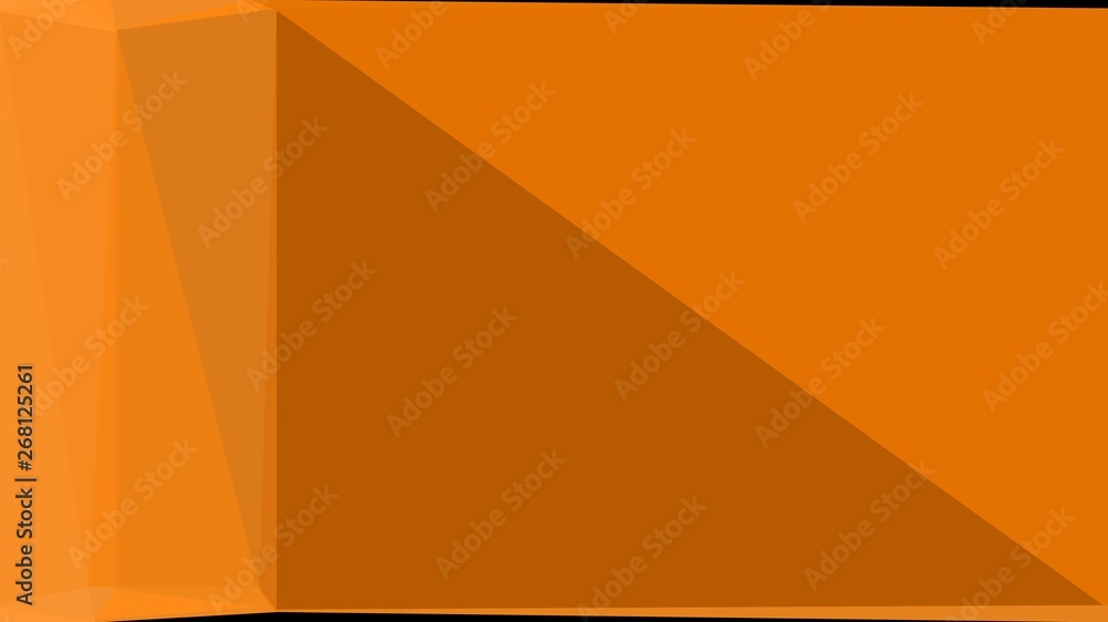 abstract geometric background with triangles and coffee, dark orange and black colors. for poster, banner, wallpaper or texture abstract geometric background with triangles and coffee, dark orange and black colors. for poster, banner, wallpaper or texture