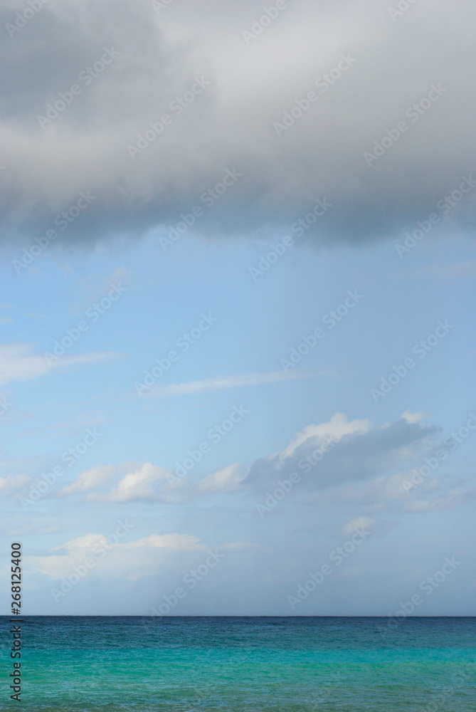 seascape with sky and clouds