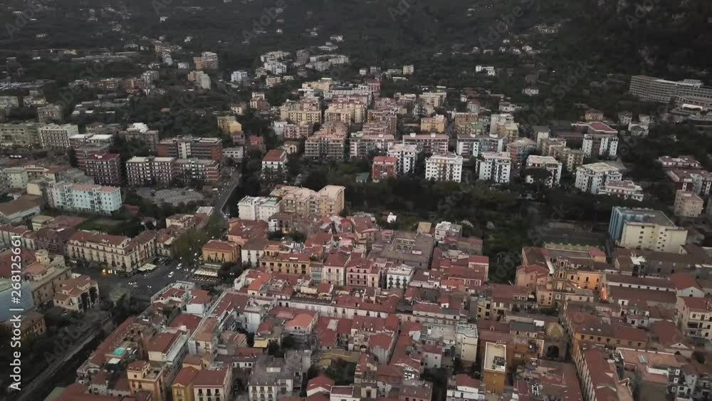 Aerial view of Sorrento Italy