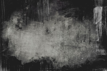 Dark distressed wall grungy background with spotlight background