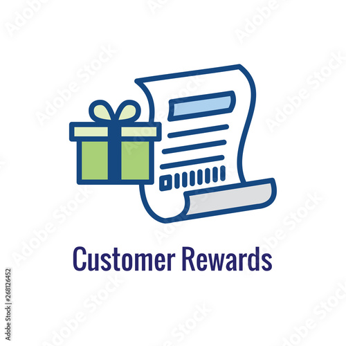 Customer Rewards Icon - Money Concept and Reward /  Discount Image