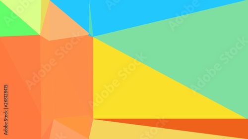 Free Download minimalistic triangle geometric background with turquoise, coral and deep sky blue colors for poster, cards, wallpaper or background texture - GFXLoad