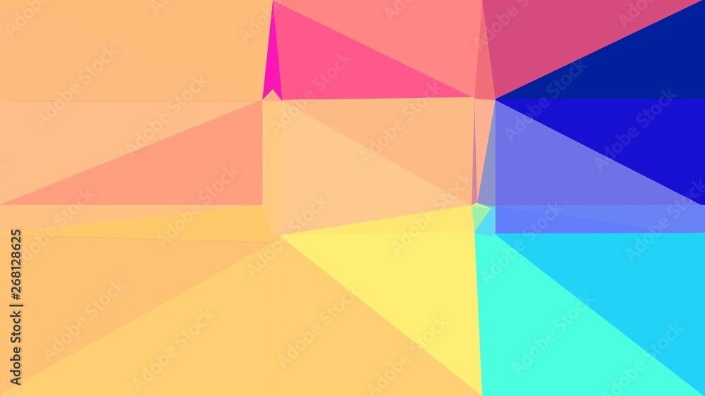 Abstract color triangles geometric background with dodger blue, medium turquoise and burly wood colors for poster, cards, wallpaper or texture Abstract color triangles geometric background with dodger blue, medium turquoise and burly wood colors for poster, cards, wallpaper or texture