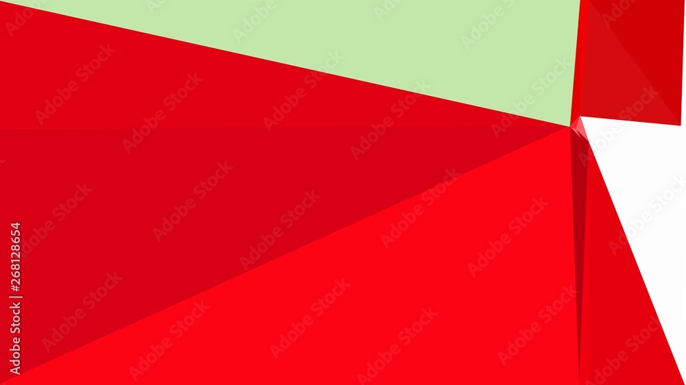 red, tea green and pastel red multicolor background art. simple geometric shape background for poster, banner design, wallpaper or texture