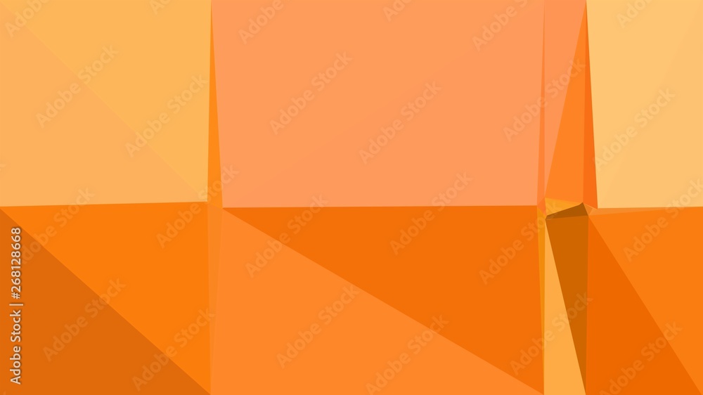 sandy brown, dark orange and light salmon multi color background art. abstract triangle style composition for poster, cards, wallpaper or texture sandy brown, dark orange and light salmon multi color background art. abstract triangle style composition for poster, cards, wallpaper or texture