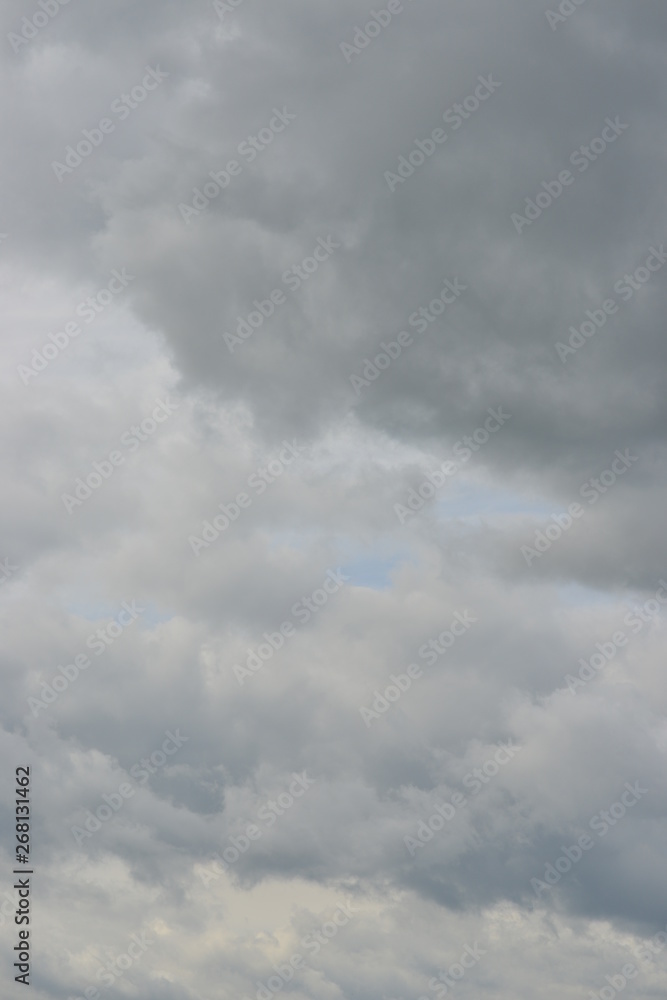 cloudy grey sky