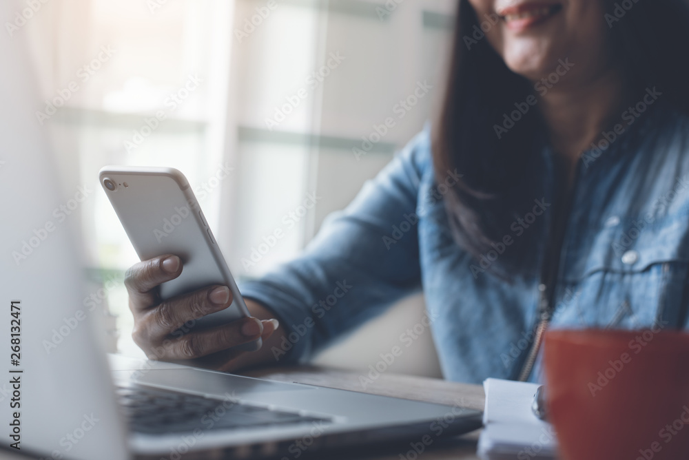 businesswoman using smartphone businesswoman using smartphone