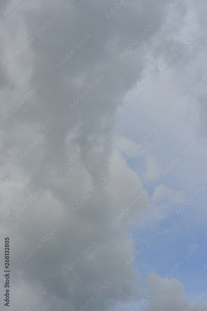 Fototapeta premium cloudy grey sky