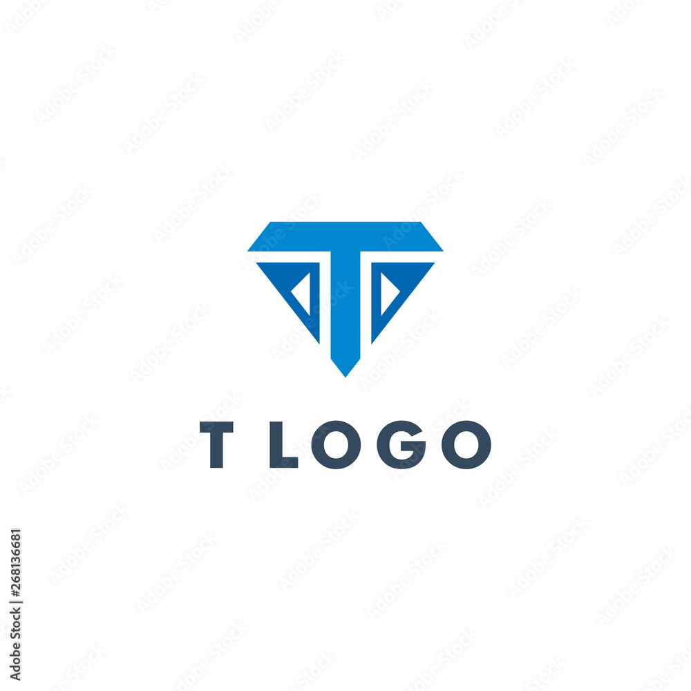 Letter T logo template design - vector Letter T logo template design - vector