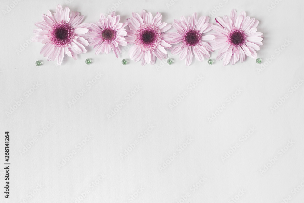 Fototapeta premium Beautiful magnolia flower bouquet isolated on white background.
