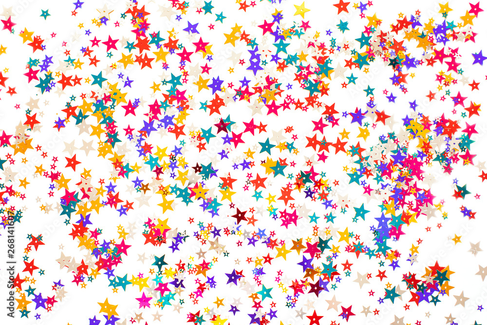 Asterisks festive celebration background multicolored confetti New Year Asterisks festive celebration background multicolored confetti New Year