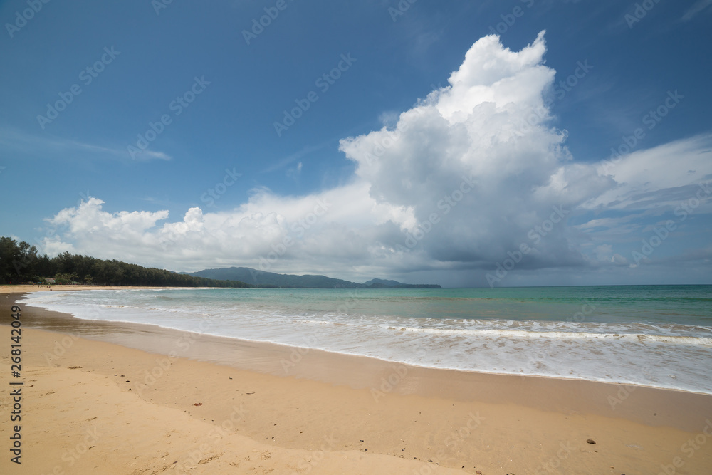 Beach scene on Thailand island Phuket