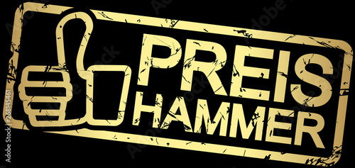 gold stamp PREISHAMMER