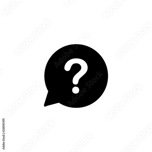 Question mark icon vector