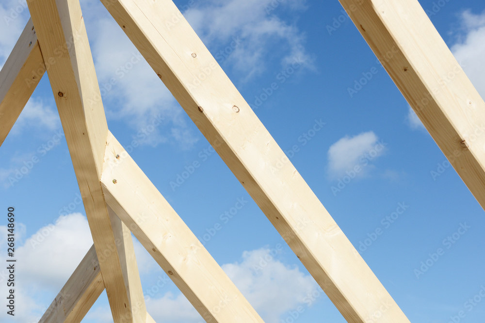 roof construction for a new house
