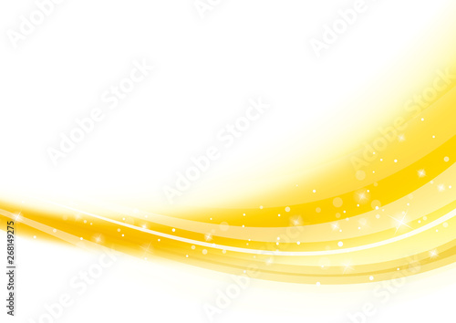 アブストラクト　波　背景　オレンジ