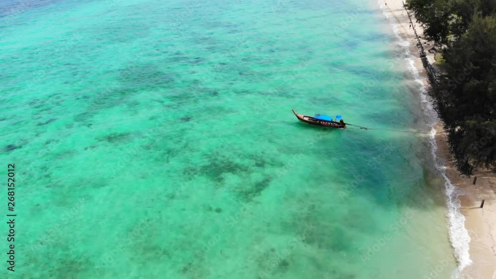4k aerial birdseye perspective of beauitful beach on an island in Thailand 4k aerial birdseye perspective of beauitful beach on an island in Thailand