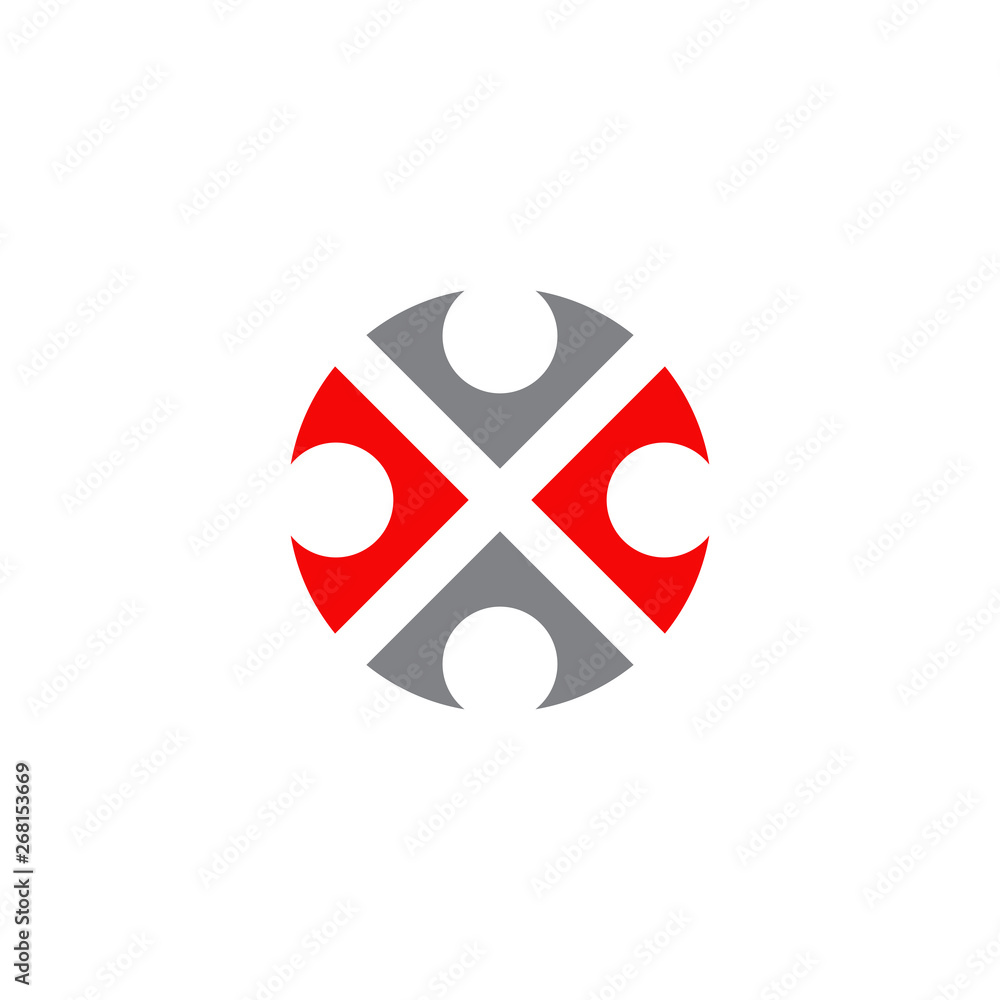 Community and adoption care logo design vector template Community and adoption care logo design vector template