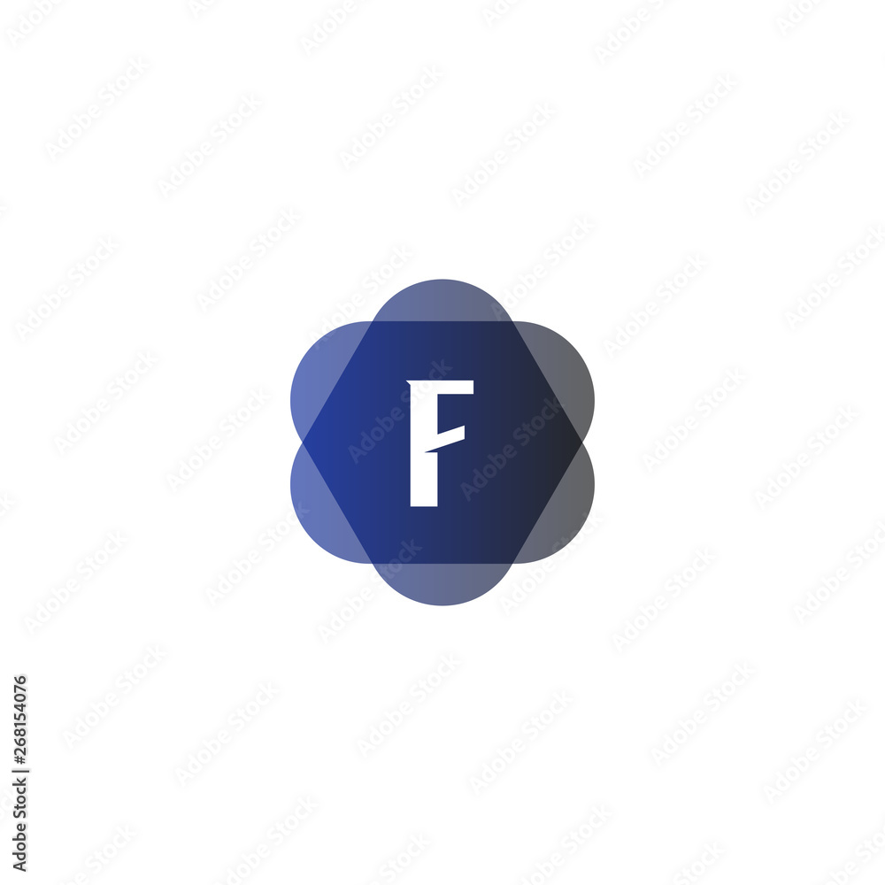 Obraz premium Initial Letter Logo F Template Vector Design