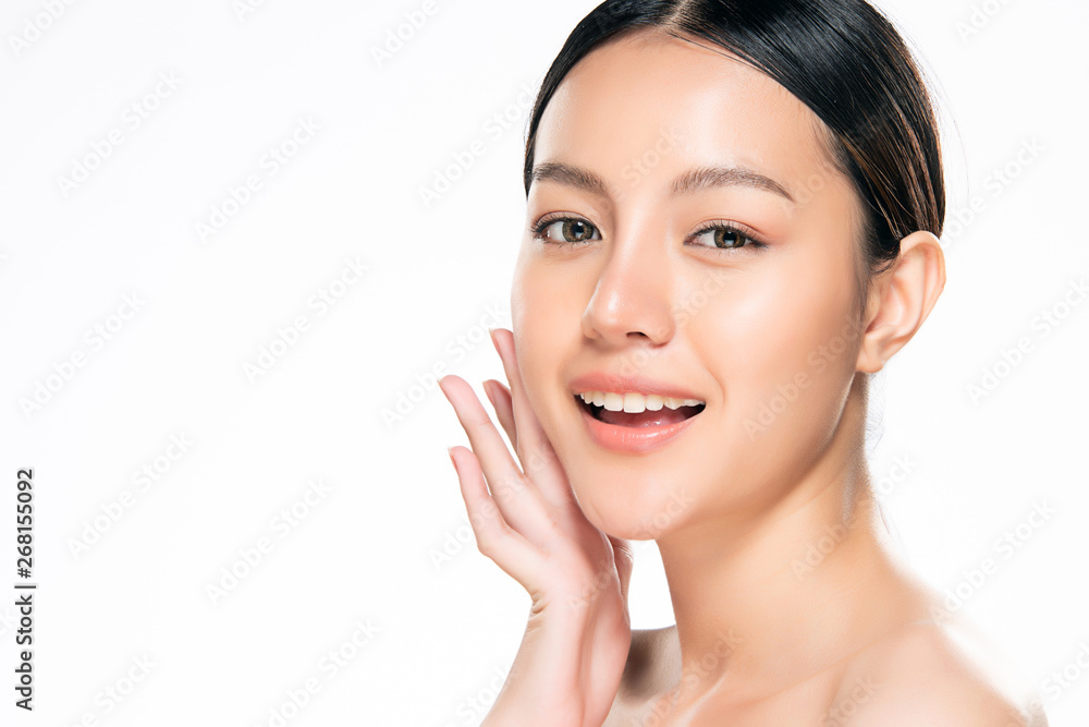 Beautiful Young asian Woman with Clean Fresh Skin Beautiful Young asian Woman with Clean Fresh Skin