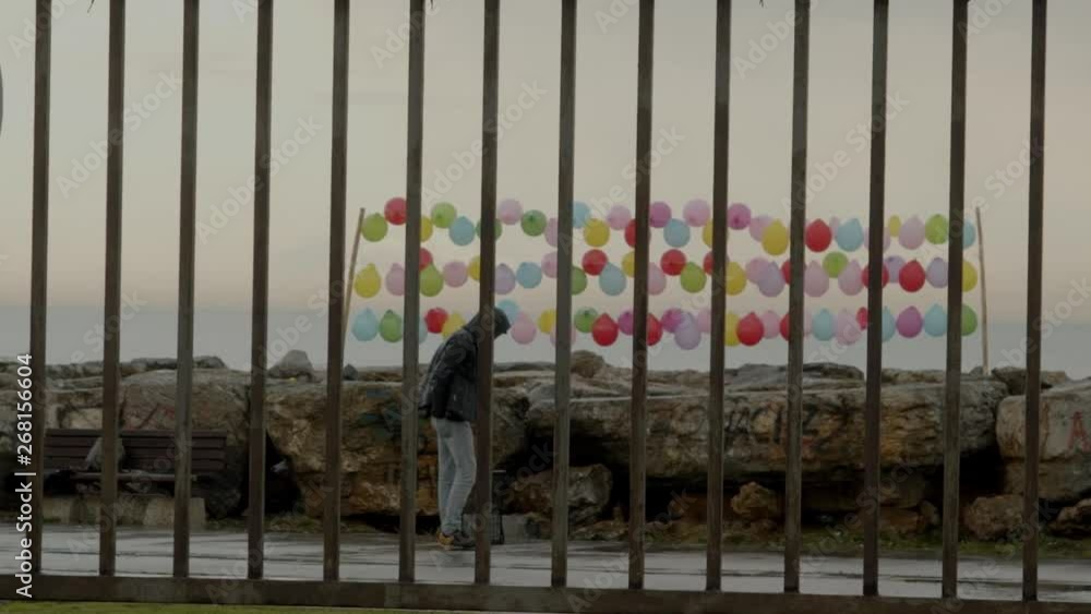 ''?stanbul, Turkey 05.05.2019: balloon on the beach slow motion 120 fps'' ''?stanbul, Turkey 05.05.2019: balloon on the beach slow motion 120 fps''