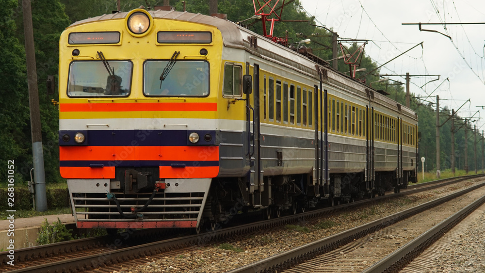 Latvian Railways old electric train