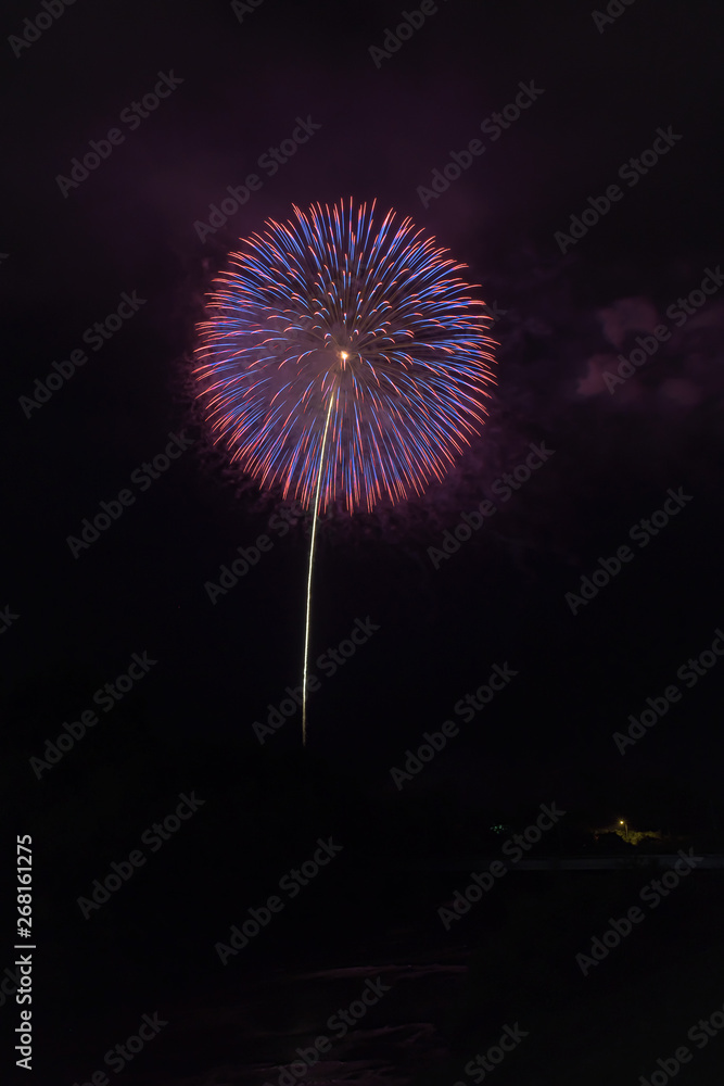 伊達のふるさと夏まつり 10号割物花火 12 inch fireworks shells at Date fireworks festival in Fukushima Japan 伊達のふるさと夏まつり 10号割物花火 12 inch fireworks shells at Date fireworks festival in Fukushima Japan