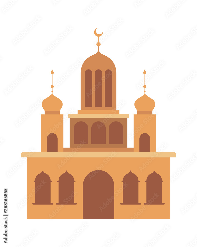 ramadan kareem mosque building icon