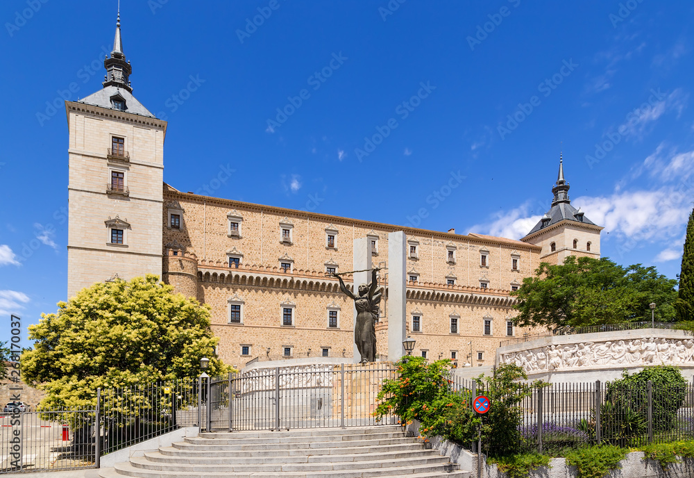 Toledo, Spain. Royal Alcazar Castle